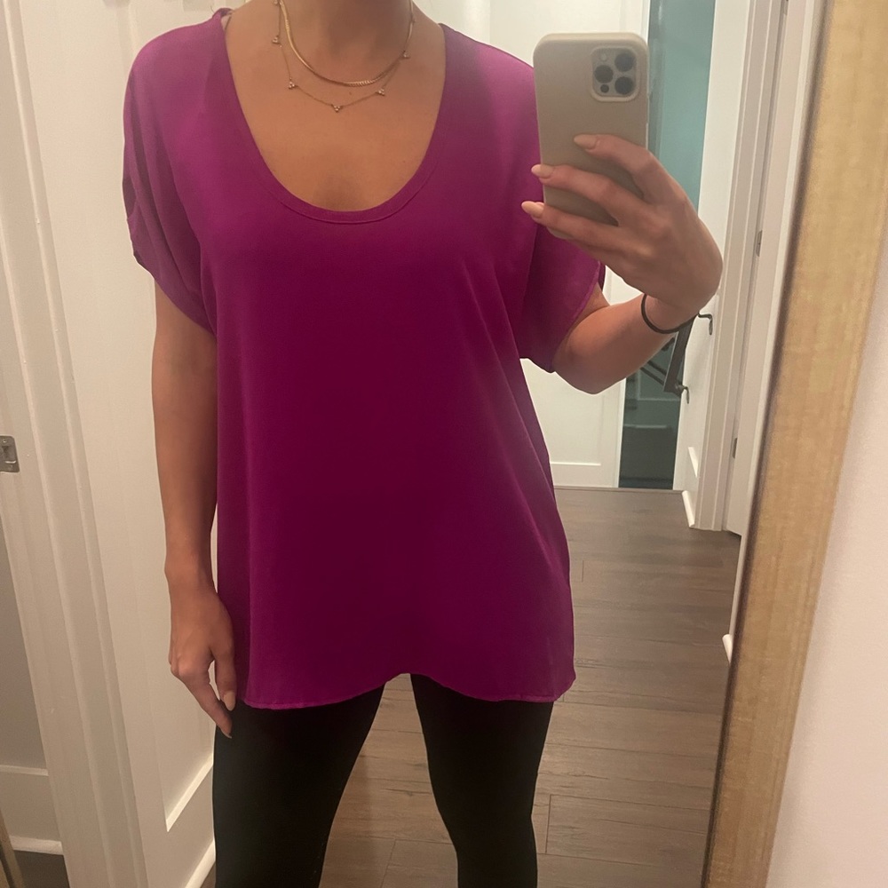 Lush purple tunic